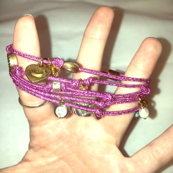 Juicy couture pink charm bracelet - Picture 1 of 3